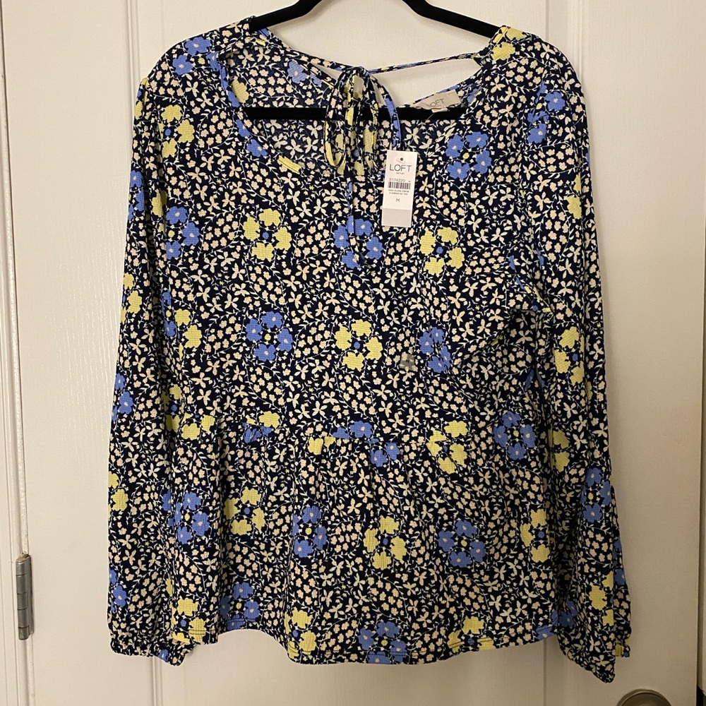 LOFT Outlet Floral Print Blouse